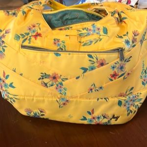 Lug Gondola Bouquet Yellow Floral Tote
